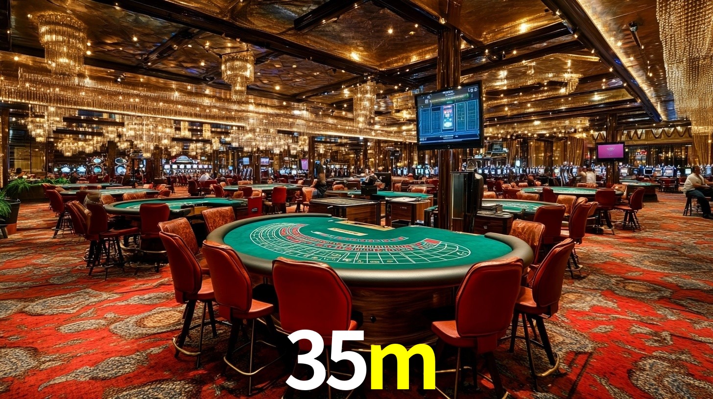 Sinta a adrenalina dos jogos de cassino com 35m